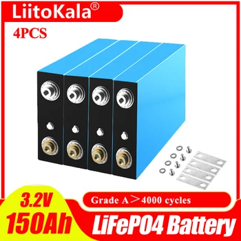 4kom 3,2 U 100Ah 150ah 200Ah 280Ah 310Ah 320AhLiFePO4 baterija baterija baterija baterija baterija DIY 12 v, 24 v Motor, Električnog Solarna baterija инверторная