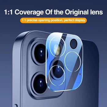4kom Zaštitna folija za objektiv kamere punu pokrivenost za iPhone 13 12 11 Kaljeno Staklo za iPhone 11 12 13 Pro Max XR X Zaštitnik Kamere