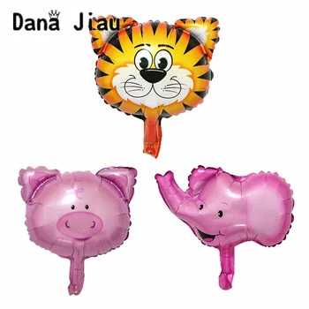 Mini-slon/svinja/tigar dječji folija baloni slatka ljubimci balon dekoracija rođenja balon godišnjeg odmora dječja igračka