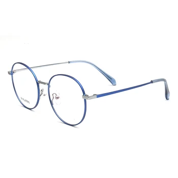 Trendi ženski okrugle naočale u okvirima za muškarce Metalne optički bodove u okvirima Lagane Naočale na recept Plava Ružičasta Crna Zlatne Naočale