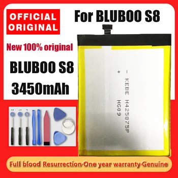 Baterija BLUBOO S8 3450 mah Original Novi Uložak Pribor Baterije za mobilni Telefon BLUBOO S8 / S8 Lite + Besplatni alati