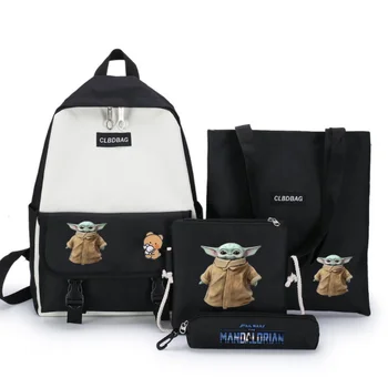 Ruksak unisex za učenika, školski ruksak, torba na ramenu za dječaka tinejdžera, putnu torbu Mandalorian Baby Yoda, torbe velikog kapaciteta